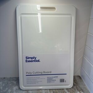 NEW! Made exclusively for BedBath & Beyond. Simply Essential White Cutting Board